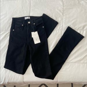 Zara split skinny jeans